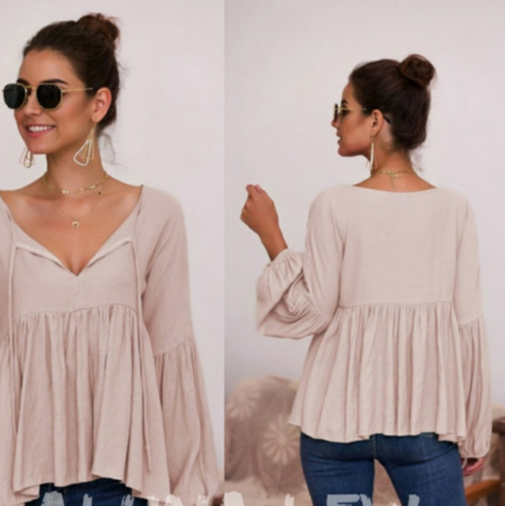 🌺SALE-LAST ONE! Adorable Babydoll Top - Picture 2 of 5
